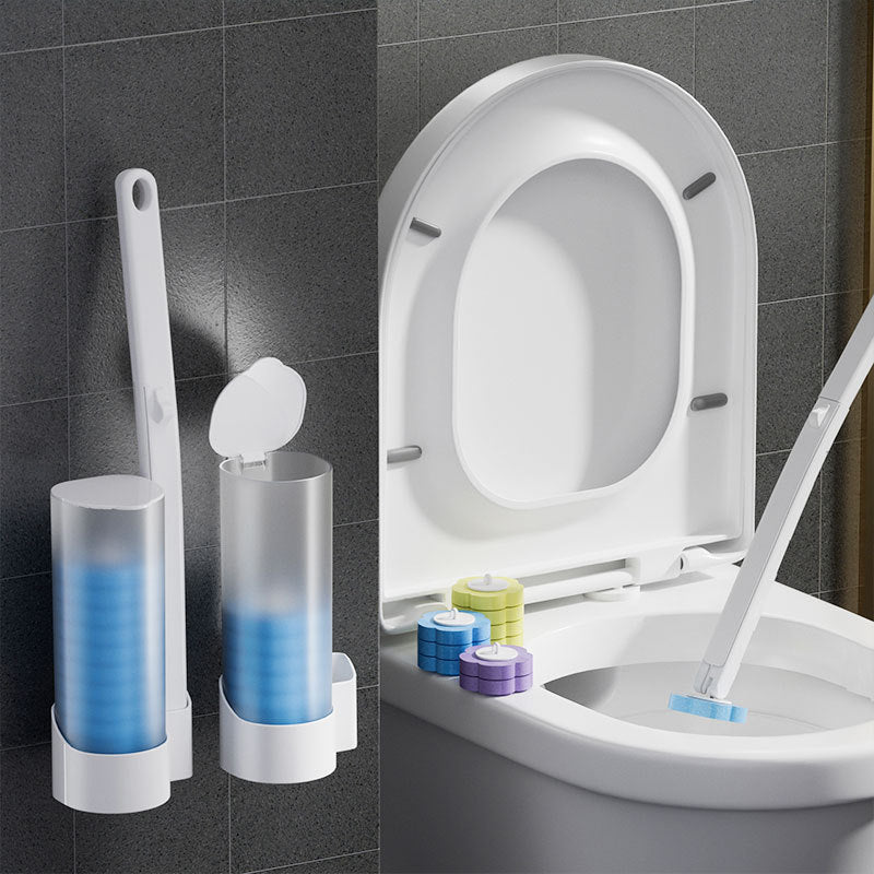 FlushFresh ™ - Toilet brush for one -time use