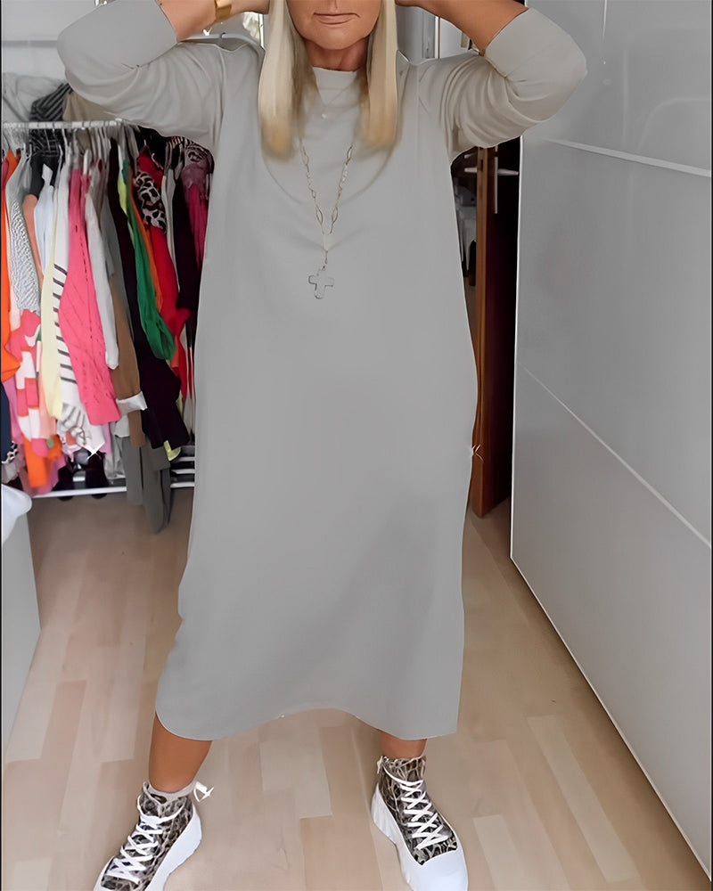ClassicMarit ™ - Dress With Round Neck