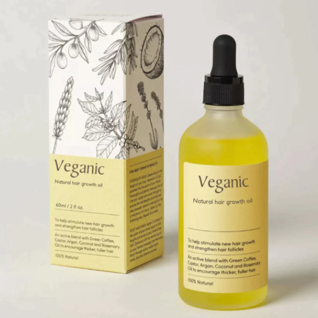 Veganic Natuurlijke Haargroei-olie | ALLEEN VANDAAG 1+1 GRATIS!