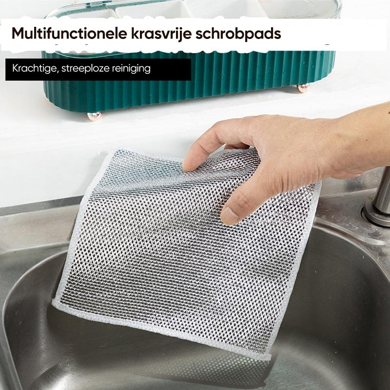 FlexiWash™ - Multifunctionele draadafwasdoeken voor nat en droog