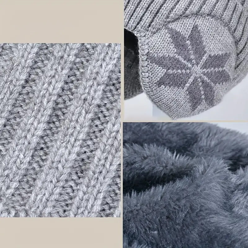 SnugFleece™ - Gebreide wintermuts van fleece