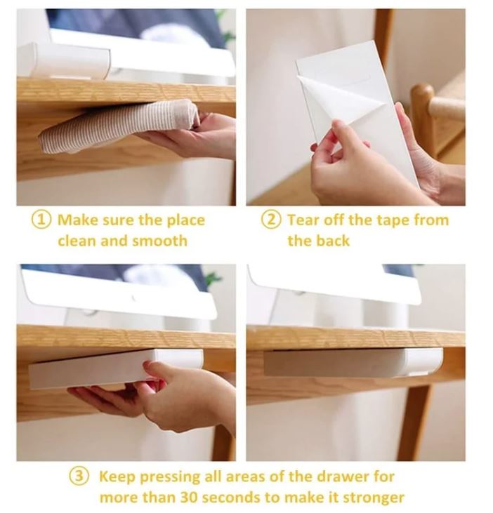 2+1 FREE | Stealthstash ™ - Secret drawer for under the desk