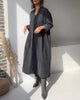 Charger l&#39;image dans la visionneuse de la galerie, ComfyChic™ - Robe noire avec poches, style ample