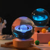 Super Crystal Ball - 3D solar system Crystal ball with LED light