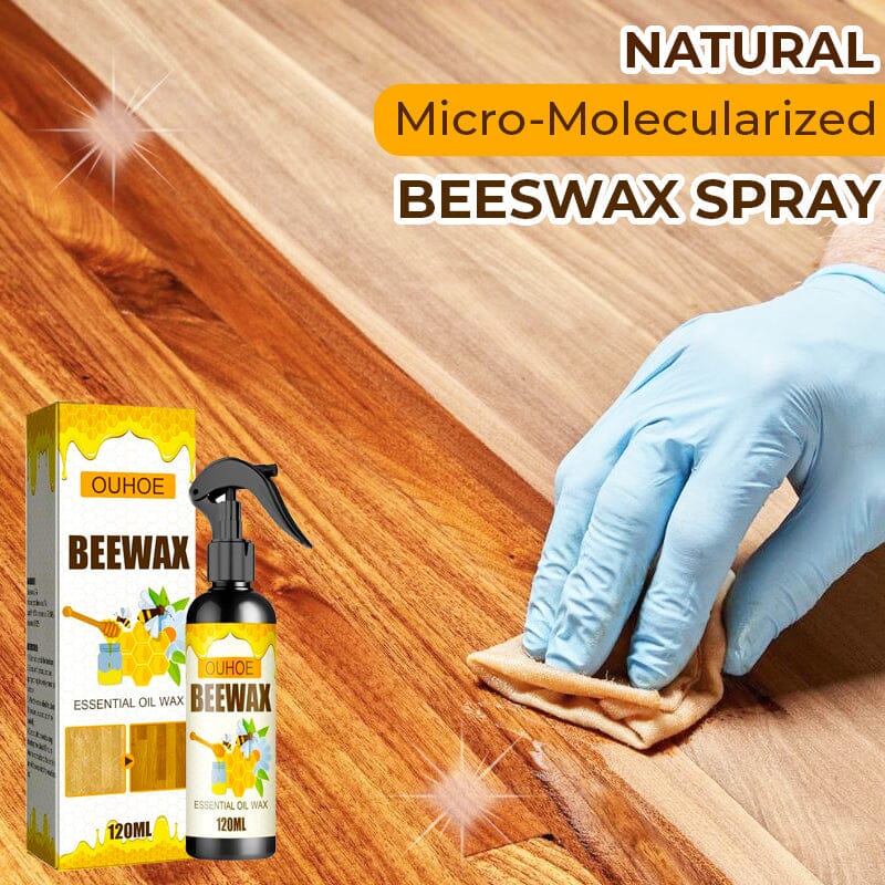Natural microwemolecularized beeswax spray