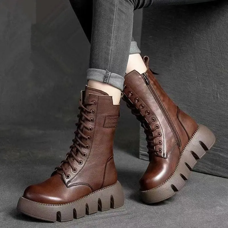 Bodauxvogue ™ ️ Leather ladies boot