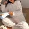 Afbeelding laden in Galerijviewer, LuxiRosa™ | fleecepyjamaset voor dames