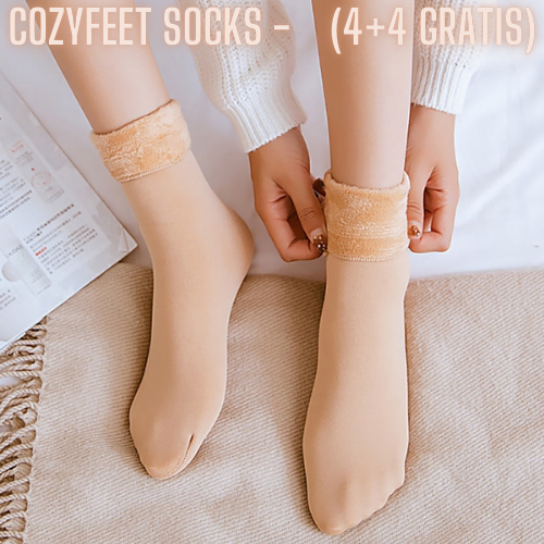 CozyFeet Socken - Winter-Samt-Socken (4+4 FREE)