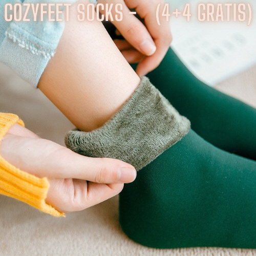 Chaussettes CozyFeet - Chaussettes en velours d'hiver (4+4 GRATUITES)